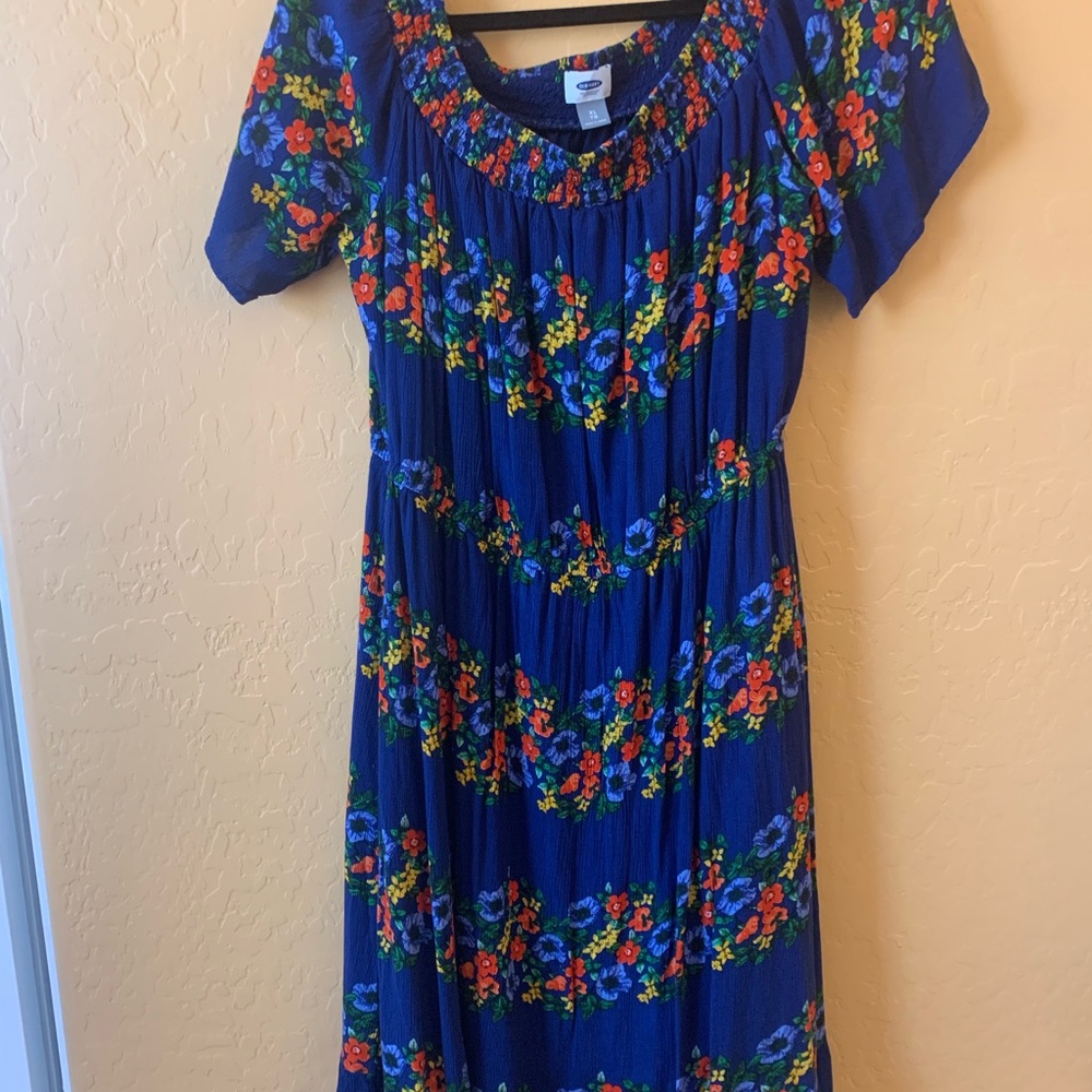 Floral off the shoulder dress